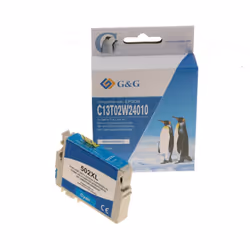 G&G NP-R-0502XLC, Resa elevata (XL), Ciano, Inchiostro a base di pigmento, 1 pz, 470 pagine