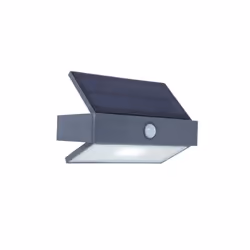 LUTEC ARROW, Illuminazione da parete da esterno, Grigio, Vetro, Sintetico, IP44, Giardino, III