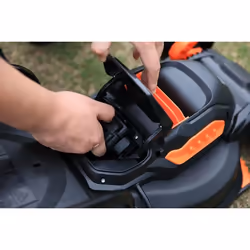 Yard Force LM C33 Tagliaerba a spinta Batteria Nero, Arancione