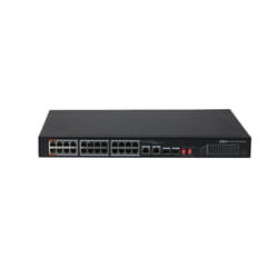 Dahua Technology PoE DH-PFS3226-24ET-240 switch di rete Non gestito L2 Gigabit Ethernet (10/100/1000) Supporto Power over Ethernet (PoE) 1U Nero