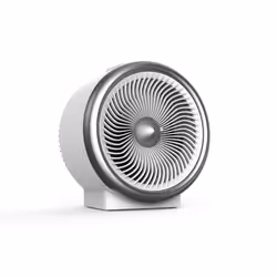 Midea NF20-18URE, Riscaldatore ambiente elettrico con ventilatore, Interno, Scrivania, Pavimento, Bianco, Plastica, 2000 W