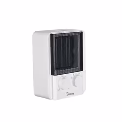 Midea NT20-22E, Riscaldatore ambiente elettrico con ventilatore, Ceramica, Interno, Pavimento, Tavolo, Bianco, Manopola