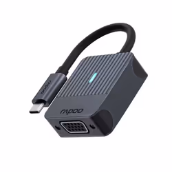 Rapoo UCA-1003, 0,15 m, USB tipo-C, VGA (D-Sub), Maschio, Femmina, Dritto