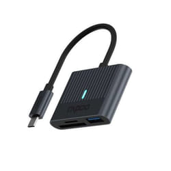 Rapoo UCR-3001 lettore di schede USB 3.2 Gen 1 (3.1 Gen 1) Type-C Nero