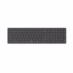 Hama E9800M, Full-size (100%), Wireless, Bluetooth, Tasto con meccanismo a forbici, QWERTZ, Grigio