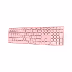 Rapoo E9800M tastiera Casa RF senza fili + Bluetooth QWERTZ Tedesco Rosa