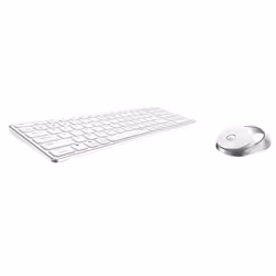 Rapoo 9750M tastiera Mouse incluso Casa RF senza fili + Bluetooth QWERTZ Tedesco Bianco