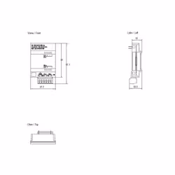 Siemens 6ES7223-3AD30-0XB0 modulo I/O digitale e analogico - Vista aggiuntiva 3