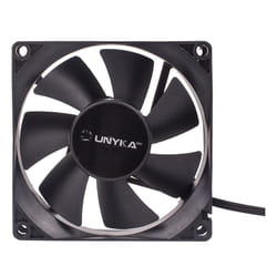 UNYKAch 51786 sistema di raffreddamento per computer Case per computer Ventilatore 8 cm Nero