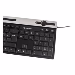 UNYKAch A 2930 tastiera Casa USB QWERTY Nero, Argento - Vista aggiuntiva 6