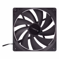 UNYKAch 140 mm, Ventilatore, 14 cm, 1000 Giri/min, Nero