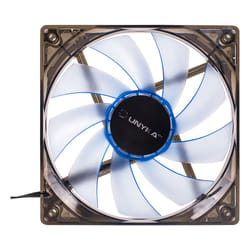 UNYKAch 51791 sistema di raffreddamento per computer Case per computer Ventilatore 12 cm Grigio, Trasparente