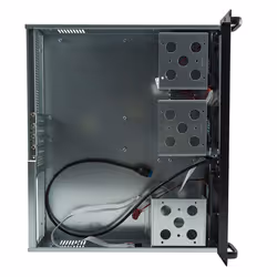 UNYKAch 2U 19″ UK 2129 Supporto Nero, Argento - Vista aggiuntiva 4