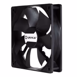 UNYKAch 80.120.25, Ventilatore, 12 cm, 900 Giri/min, 1800 Giri/min, Nero