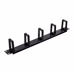 aiten data 20.10.50P, Pannello di gestione del cavo, Nero, Plastica, 1U, ANSI/EIA RS-310-D; IEC297-2; DIN 41494; PART1; DIN 4 ...