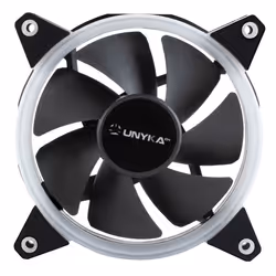 UNYKAch Fan CANDY 30 ARGB Ring Led 120 mm Case per computer Ventilatore 12 cm Nero 3 pz - Vista aggiuntiva 8