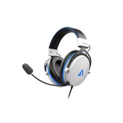 ABYSM AG700 Pro 7.1 White Auricolare Cablato A Padiglione Gaming Blu, Bianco