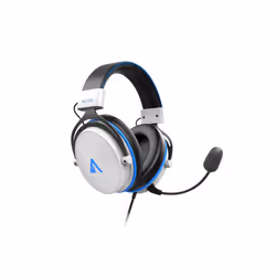 ABYSM AG700 Pro 7.1 White Auricolare Cablato A Padiglione Gaming Blu, Bianco
