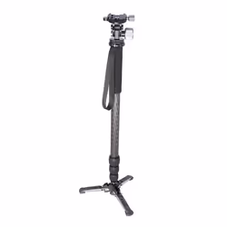 Leofoto MP-284C 1/4, 3/8" Carbonio Nero - Vista aggiuntiva 7