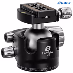 Leofoto LH-55+QP-70 testa per treppiede Nero, Argento - Vista aggiuntiva 2