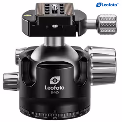 Leofoto LH-55+QP-70 testa per treppiede Nero, Argento - Vista aggiuntiva 3