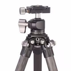 Leofoto Ranger 224C+LH-25 treppiede Fotocamere digitali/film 3 gamba/gambe Nero, Grigio - Vista aggiuntiva 4
