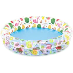 Intex 59421NP - Piscina Gonfiabile Just So Fruity, Vinile, Multicolore, 122x25 cm