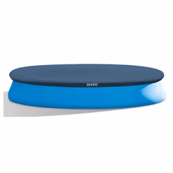 Intex 28023, Copertura per piscina, Piscina fuori terra, Rotondo, Blu, PVC, Polietilene, 4,57 m