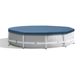 28030 - Telo Copripiscina per Piscina Metal / Prisma Frame Rotonda, pvc, Blu, 305 cm - Intex