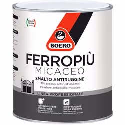 FERROPIÙ MICACEO - 750 ml Smalto con elevate proprietà anticorrosive, per esterni ed interni a base di legante alchidico ed o ...
