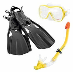 Intex 55658 kit da nuoto Nero, Arancione, Trasparente, Giallo Bambino