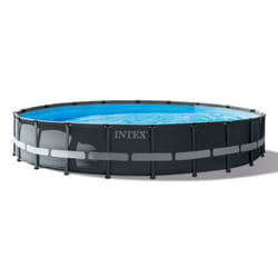 Intex 26334 piscina fuori terra Piscina con bordi Piscina rotonda 30079 L Blu, Grigio