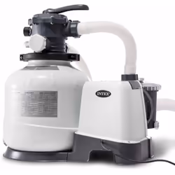 Intex 26648, Pompa per filtrare la sabbia, Nero, Bianco, Plastica, Piscina fuori terra, Cina, Valvola a 6 vie