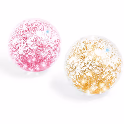 Intex Pallone Glitter 51 Cm, 71 cm, 3 anno/i, Vinile, Rosa
