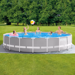 Intex 26732NP piscina fuori terra Piscina con bordi Piscina rotonda 24311 L Blu, Grigio - Vista aggiuntiva 6