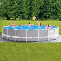 Intex 26756NP piscina fuori terra Piscina con bordi Piscina rotonda 32695 L Blu, Grigio - Vista aggiuntiva 4