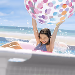 Intex 26756NP piscina fuori terra Piscina con bordi Piscina rotonda 32695 L Blu, Grigio - Vista aggiuntiva 5