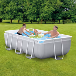 Intex 26784 piscina fuori terra Piscina con bordi Piscina rettangolare 3539 L Blu, Grigio - Vista aggiuntiva 4