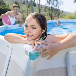 Intex 26796 piscina fuori terra Piscina con bordi Piscina ovale 13365 L Blu, Grigio - Vista aggiuntiva 5