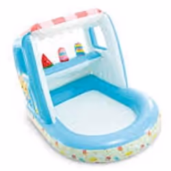 Intex Ice Cream Stand Play House, Piscina gonfiabile, Bambino, Blu, 2,68 kg