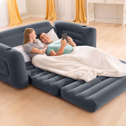 Intex Pull-Out Sofa divano gonfiabile Grigio PVC - Vista aggiuntiva 4