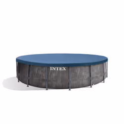 Intex 26742GN piscina fuori terra Piscina con bordi Piscina rotonda Grigio - Vista aggiuntiva 6