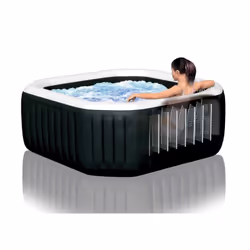Intex PureSpa Jet & Bubble Deluxe 1098 L 6 persona(e) Ottagonale Nero - Vista aggiuntiva 4