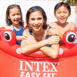 Intex Happy Crab Easy Set Pool Piscina gonfiabile Rotondo 880 L Rosso - Vista aggiuntiva 4