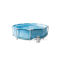 Intex 28208 piscina fuori terra Piscina con bordi Piscina rotonda 4485 L Blu