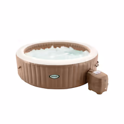 Intex 28412EX, 1340 L, 8 persona(e), Rotondo, Massaggio con bolle/Jet, Cloruro di polivinile (PVC), Beige