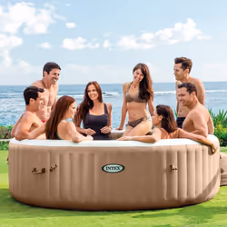 Intex 28412EX vasca idromassaggio e spa 1340 L 8 persona(e) Rotondo Beige