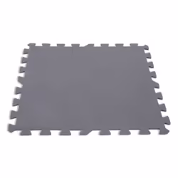 Intex 29084, Protezione per pavimento, Grigio, Plastica, Piscina fuori terra, Quadrato, Cina