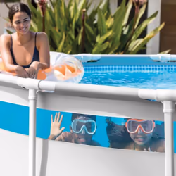Intex 26730NP piscina fuori terra Piscina con bordi Piscina rotonda Grigio - Vista aggiuntiva 5