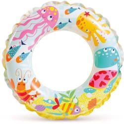 Intex - 56205NP - Salvagente Gonfiabile Mare Fondo Marino, Vinile, Multicolore, ø 51 cm